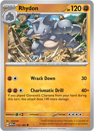 Rhydon112PokémonCard151.jpg